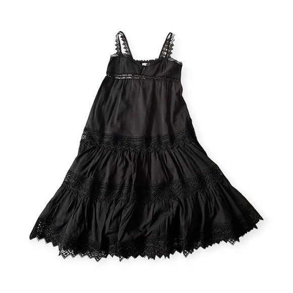 CHARO RUIZ IBIZA Crocheted Lace-trimmed Cotton-blend Dress, Size S, NWT - Picture 7 of 16